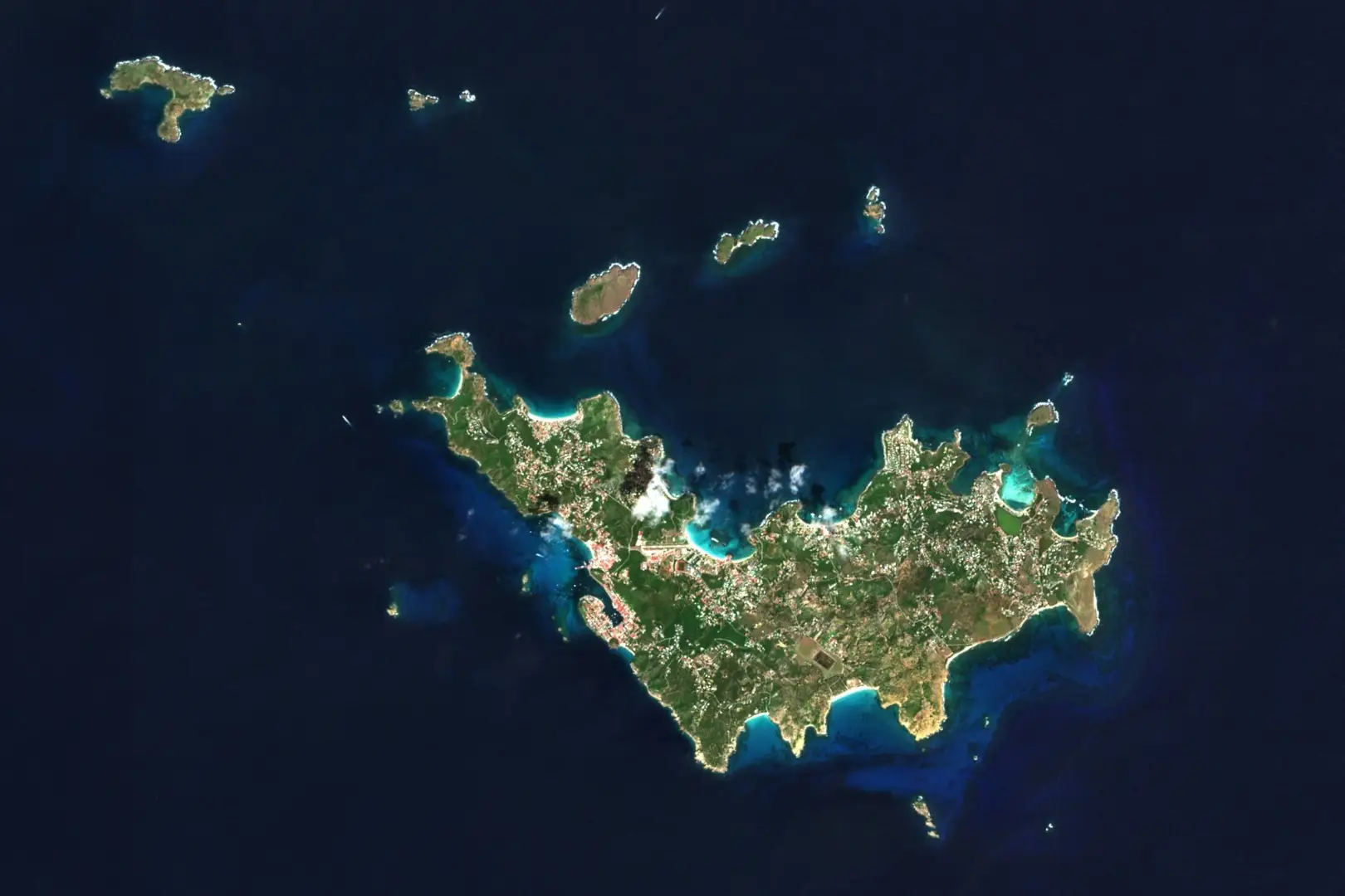 Map of St Barts Island: Most Important Places and Routes